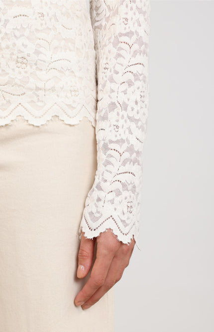 Top Wies Lace Offwhite NKF01099