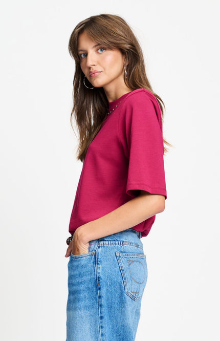 T-shirt Taylor Burgundy Red SP9774