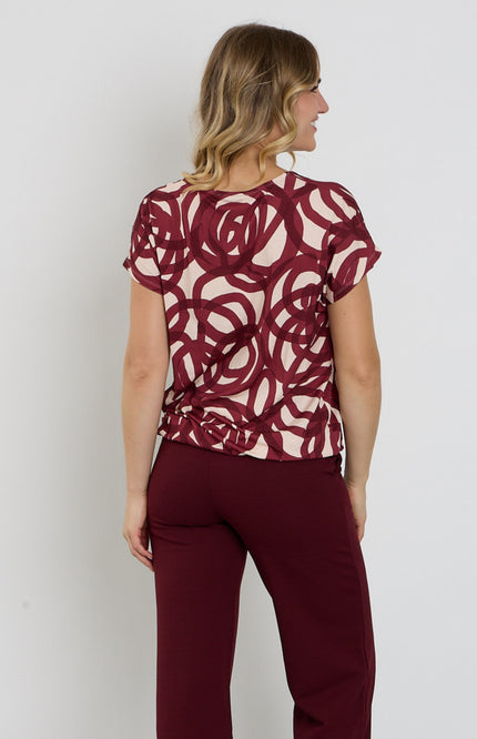 Blouse Cirkel Print Port 183628
