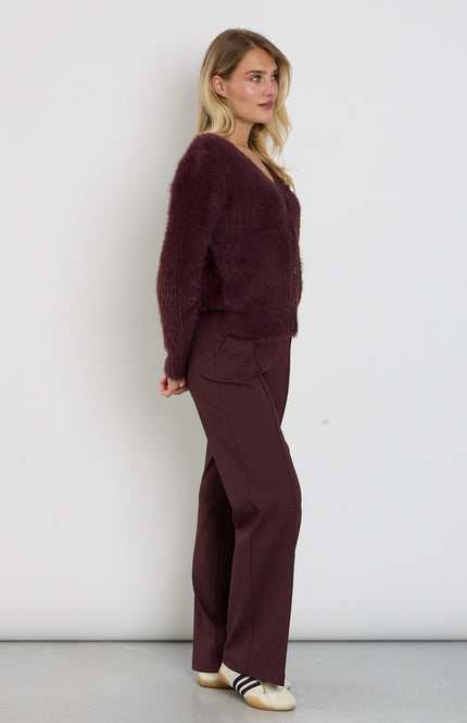 Broek Claudette Fancy Punta Burgundy SRB5095 L33