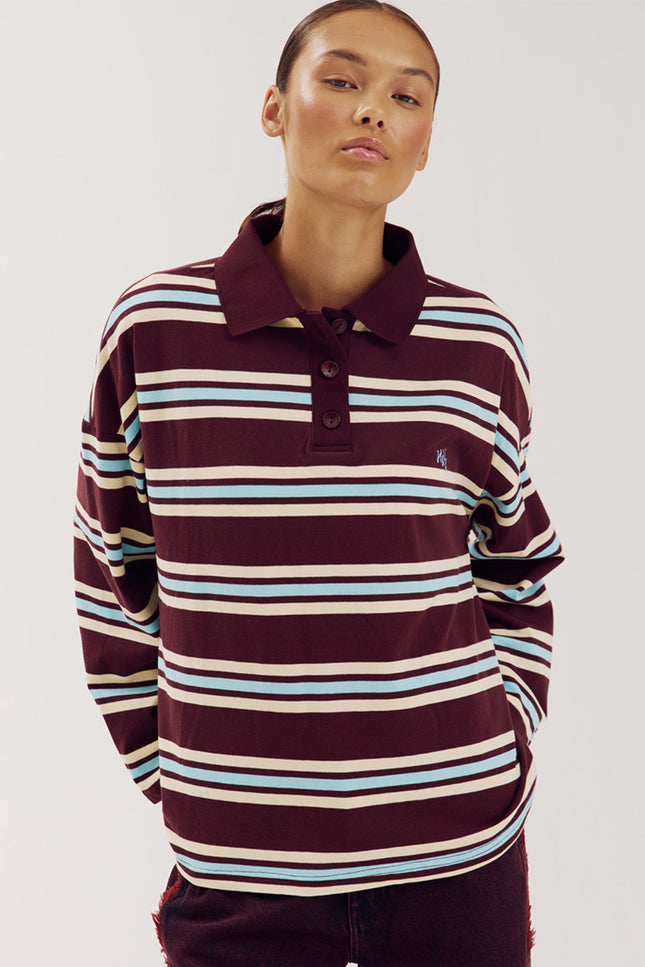 Top Pollie Daydream Blue Stripe AW6P501