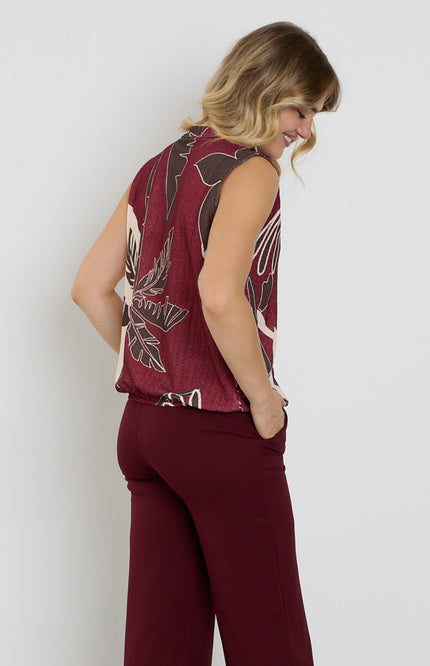 Blouse Blad Print Port 127678