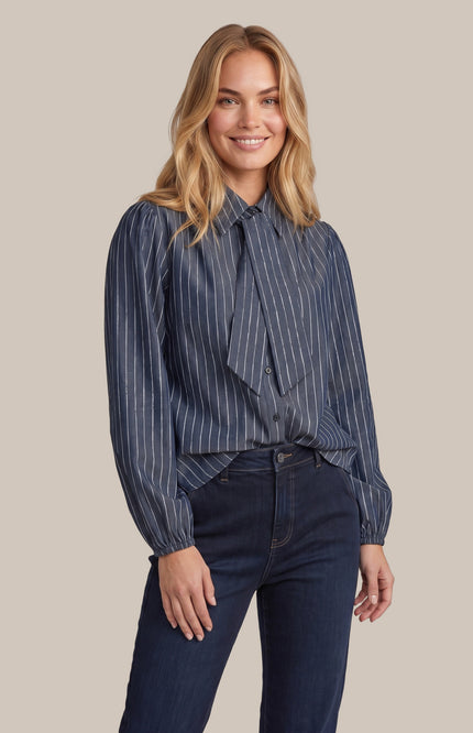 Blouse Fionn Denim Light Grey