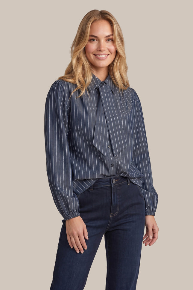 Blouse Fionn Denim Light Grey