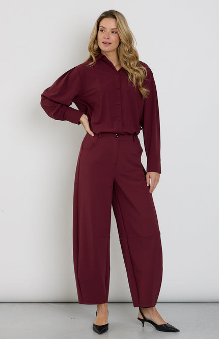 Travel Blouse Light Burgundy 202863