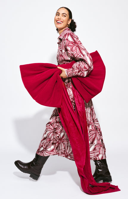 Jurk Cato Ribbon Red SP9741
