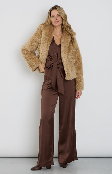 Broek Satin Chestnut 202936