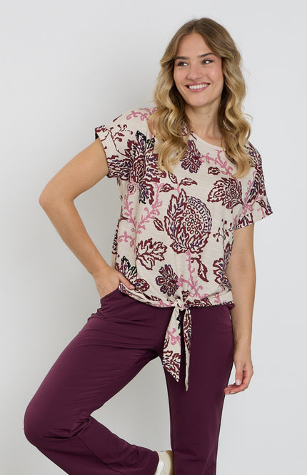 Top Strik Paisley Print Port 183629