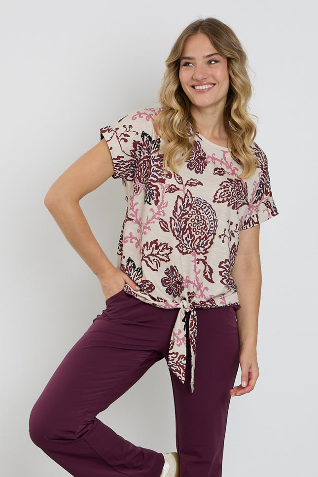 Top Strik Paisley Print Port 183629