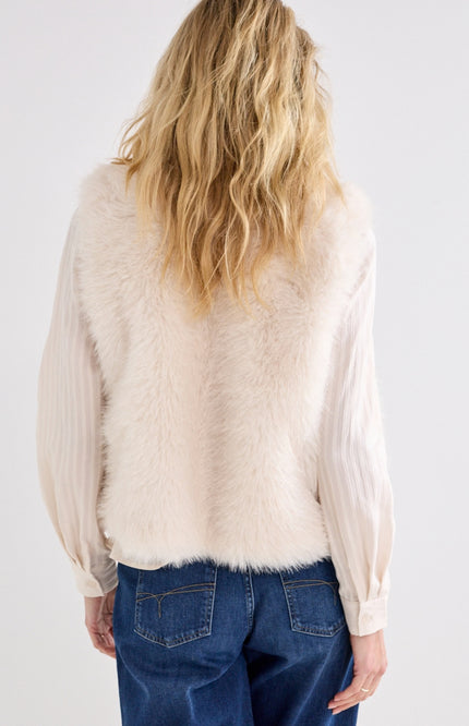 Gilet Faux Fur Lurex Snow O07-22-801