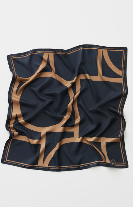 Sjaal Aditha Coal Blue