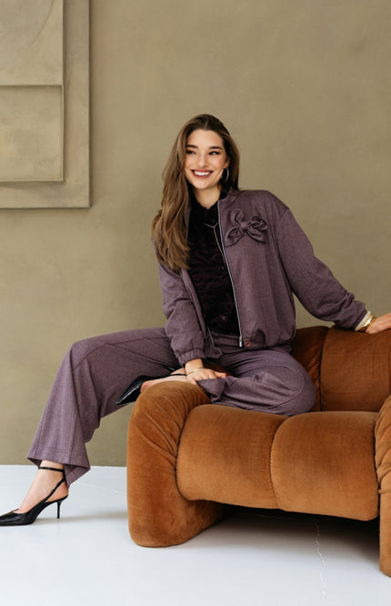 Blouse Wendelien Deep Plum BL464