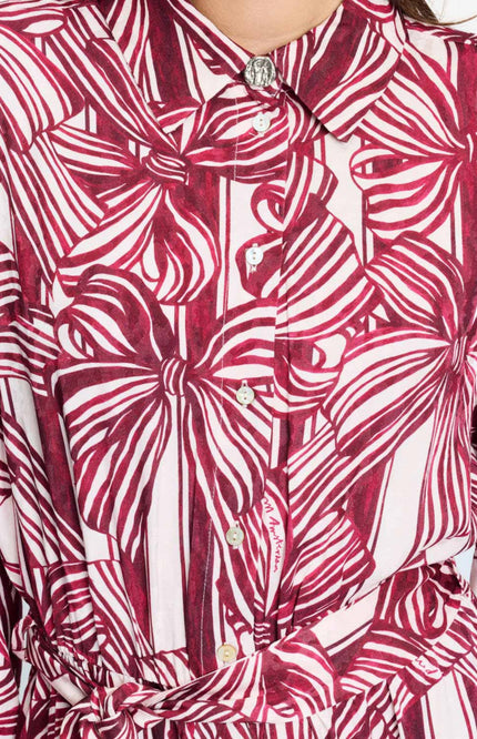 Jurk Cato Ribbon Red SP9741