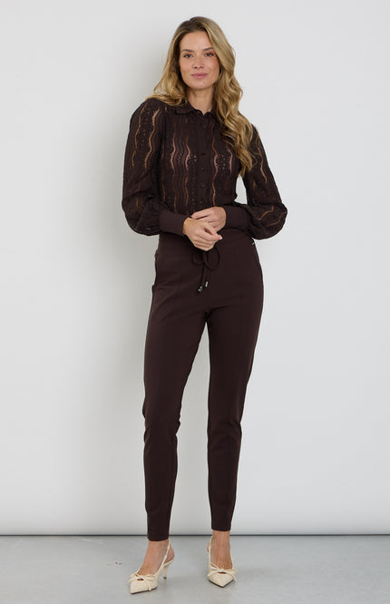 Bonded Travel Broek Espresso 202632