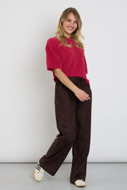 Vrijetijdsbroek Freequent Fqmimi Mole 212411, zachte stof, comfortabele pasvorm, zwart met subtiele details.