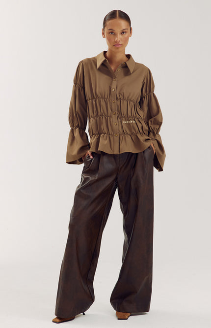 Blouse Senna Muddy Taupe AW6P606