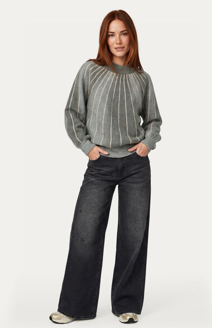 Top Clementine Knit Cosy Green