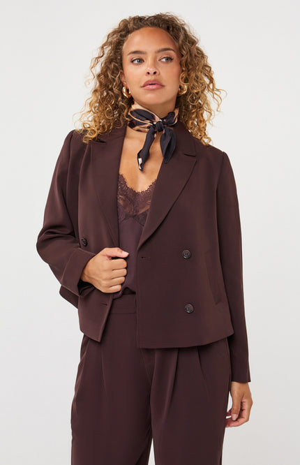 Blazer Cropped Cacao F26.10500