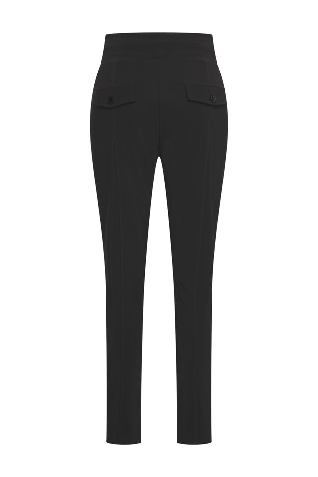 Mi Piace Bonded Travel Broek Black 202632 Stretchshop.nl