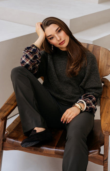 Heavy Travel Broek Patrice Dark Khaki PA359