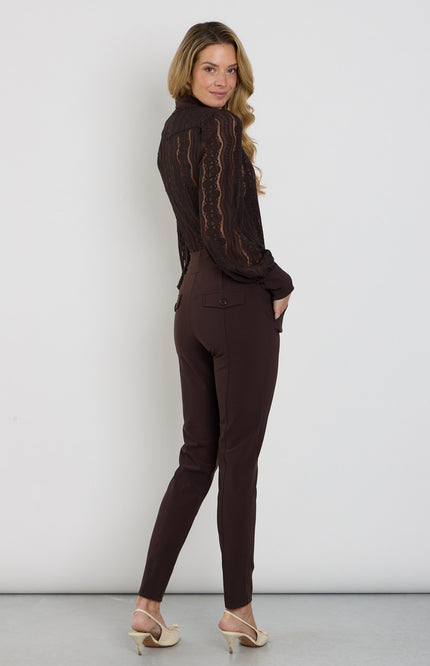 Bonded Travel Broek Espresso 202632