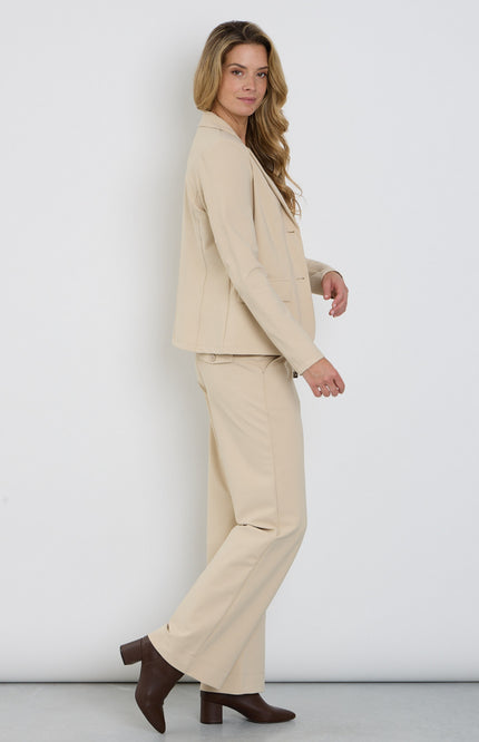 Bonded Travel Broek Flared Sand 202631