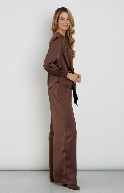 Broek Satin Chestnut 202936