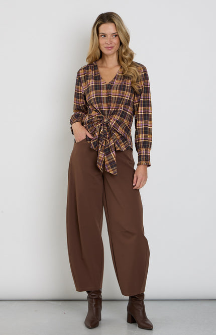 Heavy Travel Broek Balloon Chestnut 202798