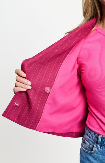 Blazer Rowan Striped Burgundy Red SP9723