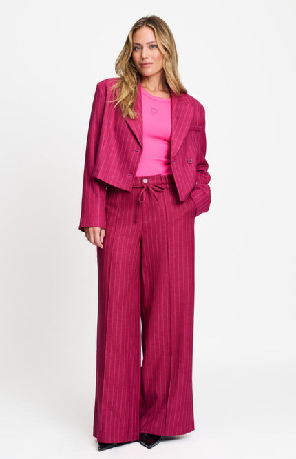 Blazer Rowan Striped Burgundy Red SP9723