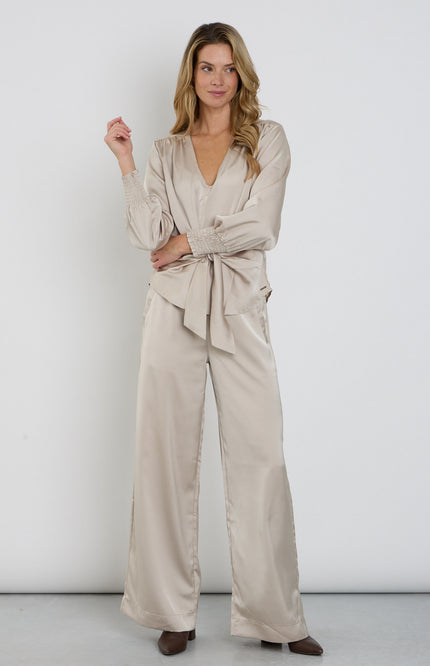 Broek Satin Sand 202936
