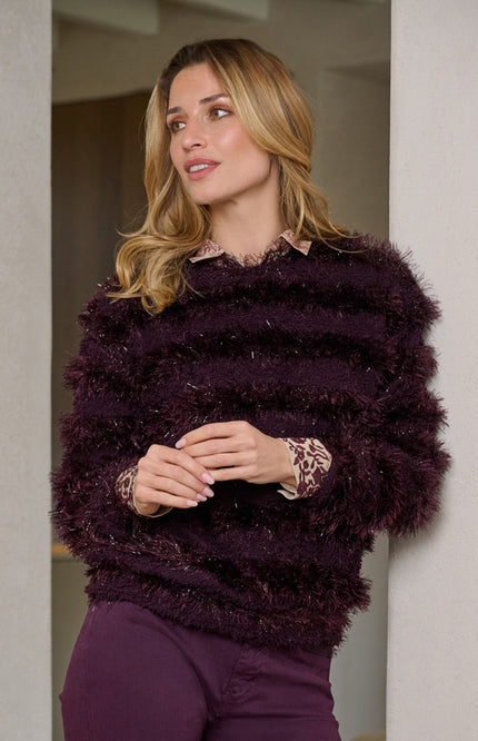 Top Amabel Warm Aubergine
