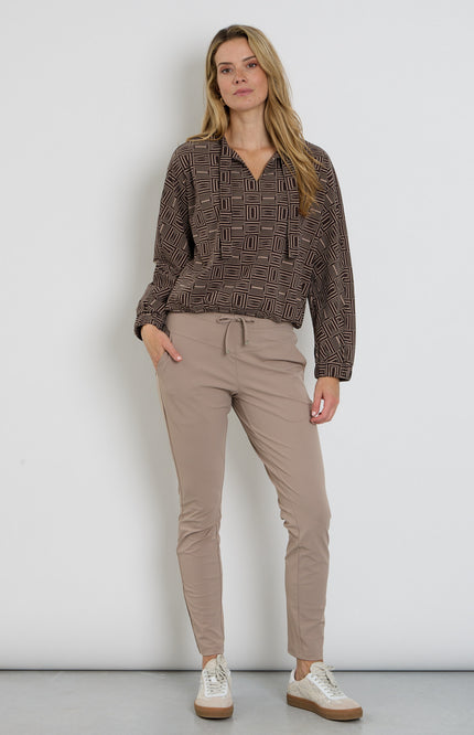 Travel Broek Amber Taupe