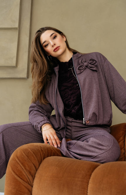 Blouse Wendelien Deep Plum BL464