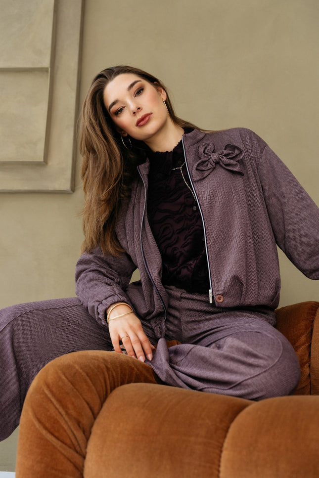 Blouse Wendelien Deep Plum BL464