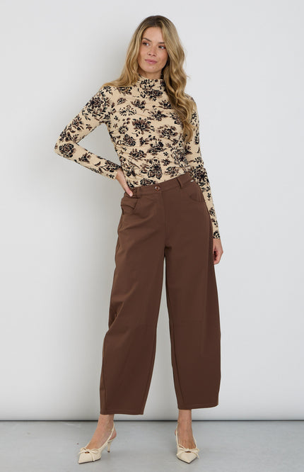 Heavy Travel Broek Balloon Chestnut 202798