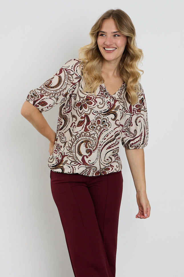 Blouse Paisley Print Port 183672