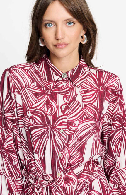 Jurk Cato Ribbon Red SP9741