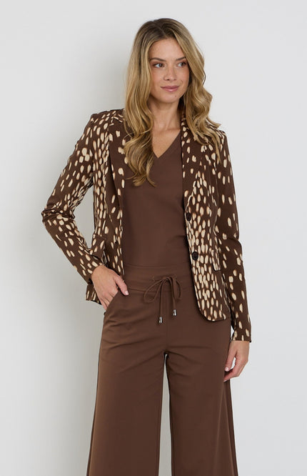Travel Blazer Bambi Print Chestnut 202015