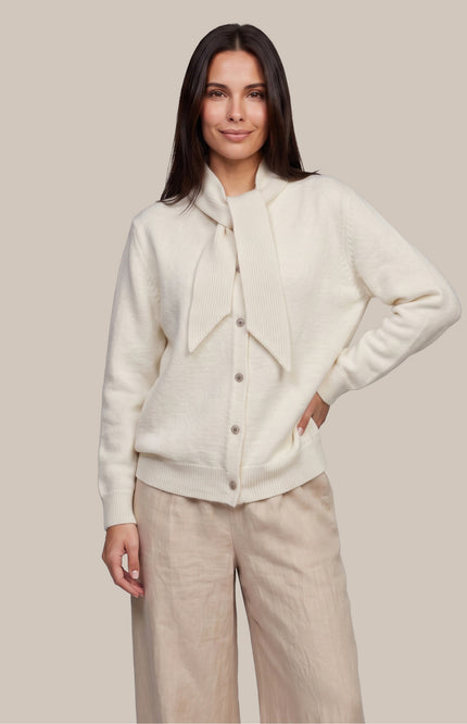 Vest Liora Knitting Wool White