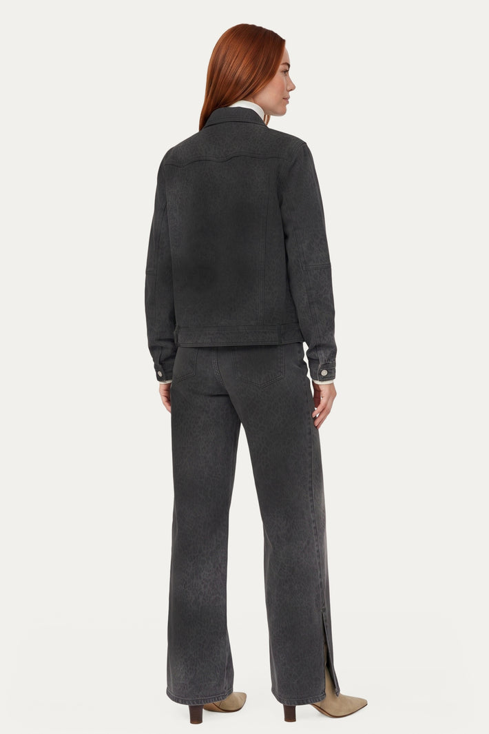 Zwarte jeans Jolena Denim van G-maxx, casual damesmodel met rechte snit en stijlvolle uitstraling.