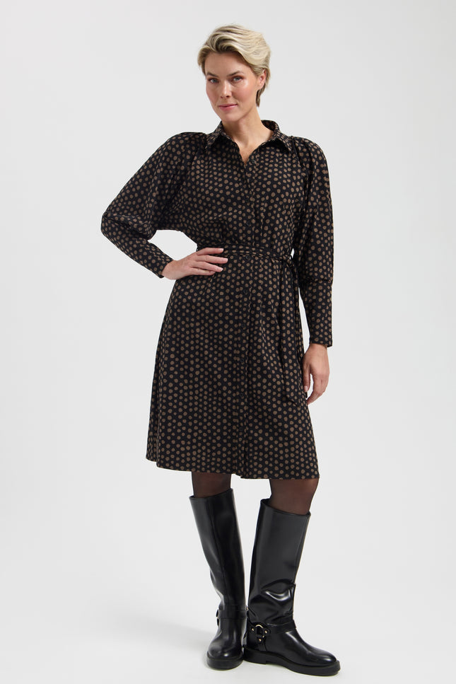 Travel Jurk Camilla Truffle Black L36.380.3636