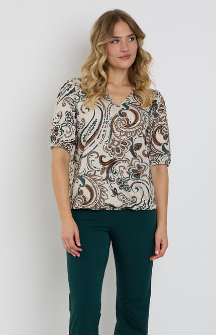 Blouse Paisley Print Bottle 183672