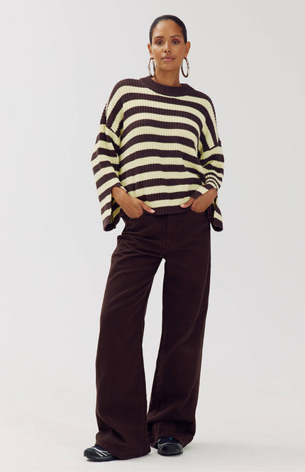 Trui Alice Almond Oil Stripe AW6W502