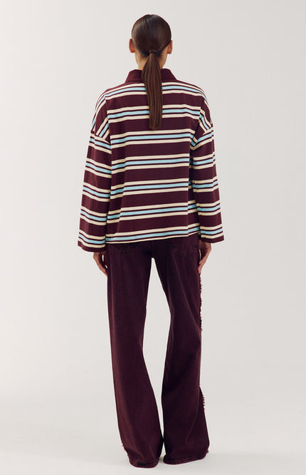 Top Pollie Daydream Blue Stripe AW6P501