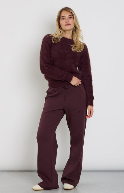 Broek Colette Scuba Burgundy SRB4994 L33