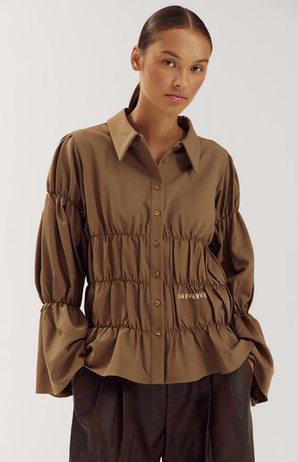 Blouse Senna Muddy Taupe AW6P606