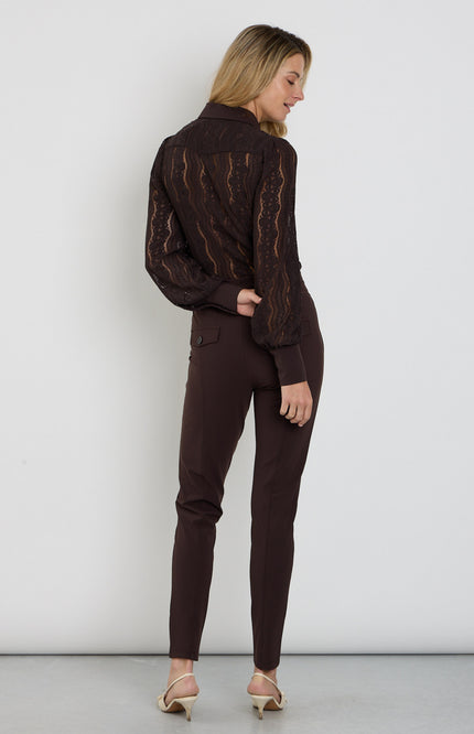 Bonded Travel Broek Espresso 202632