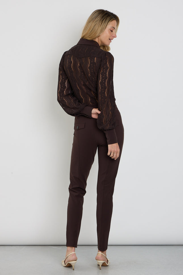 Bonded Travel Broek Espresso 202632