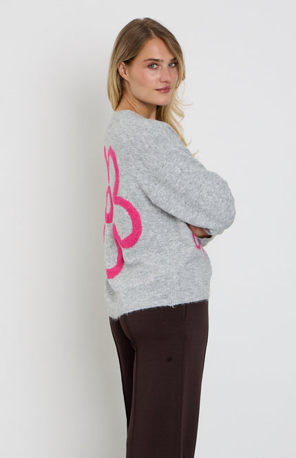 Vest Fqnomas Med Grey Mel Fuchsia Purple 211606
